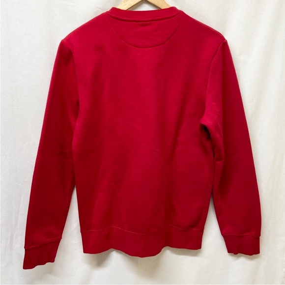 David Bowie Let’s Dance Embroidered Red Crewneck - Picture 4 of 7